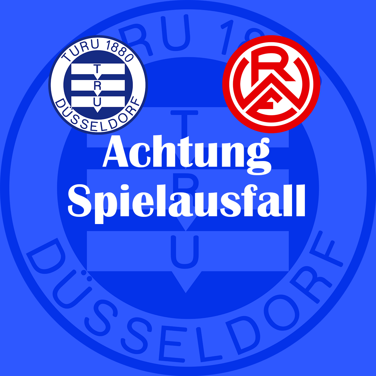 Pokalspiel fällt aus!