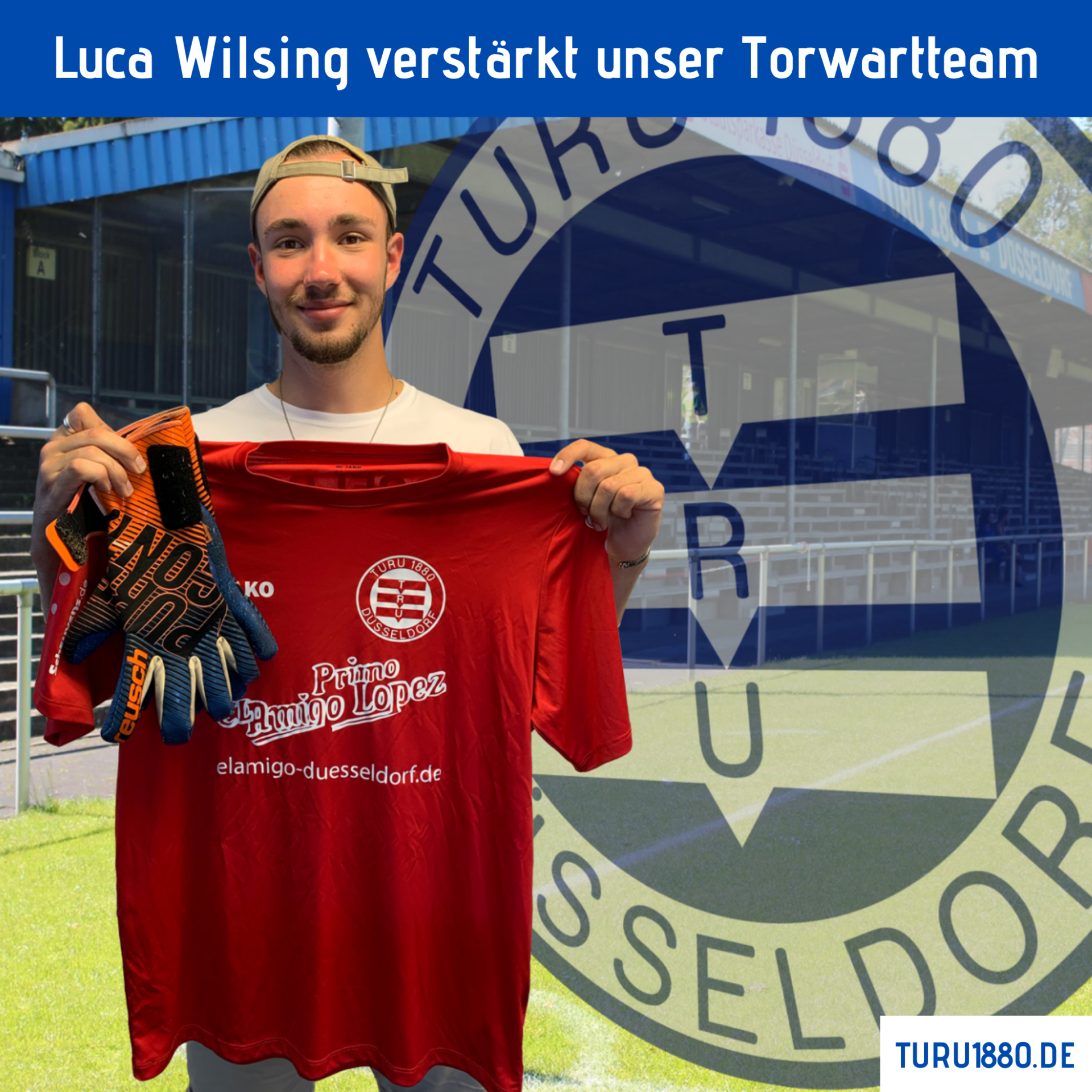 Luca Wilsing verstärkt unser Torwartteam